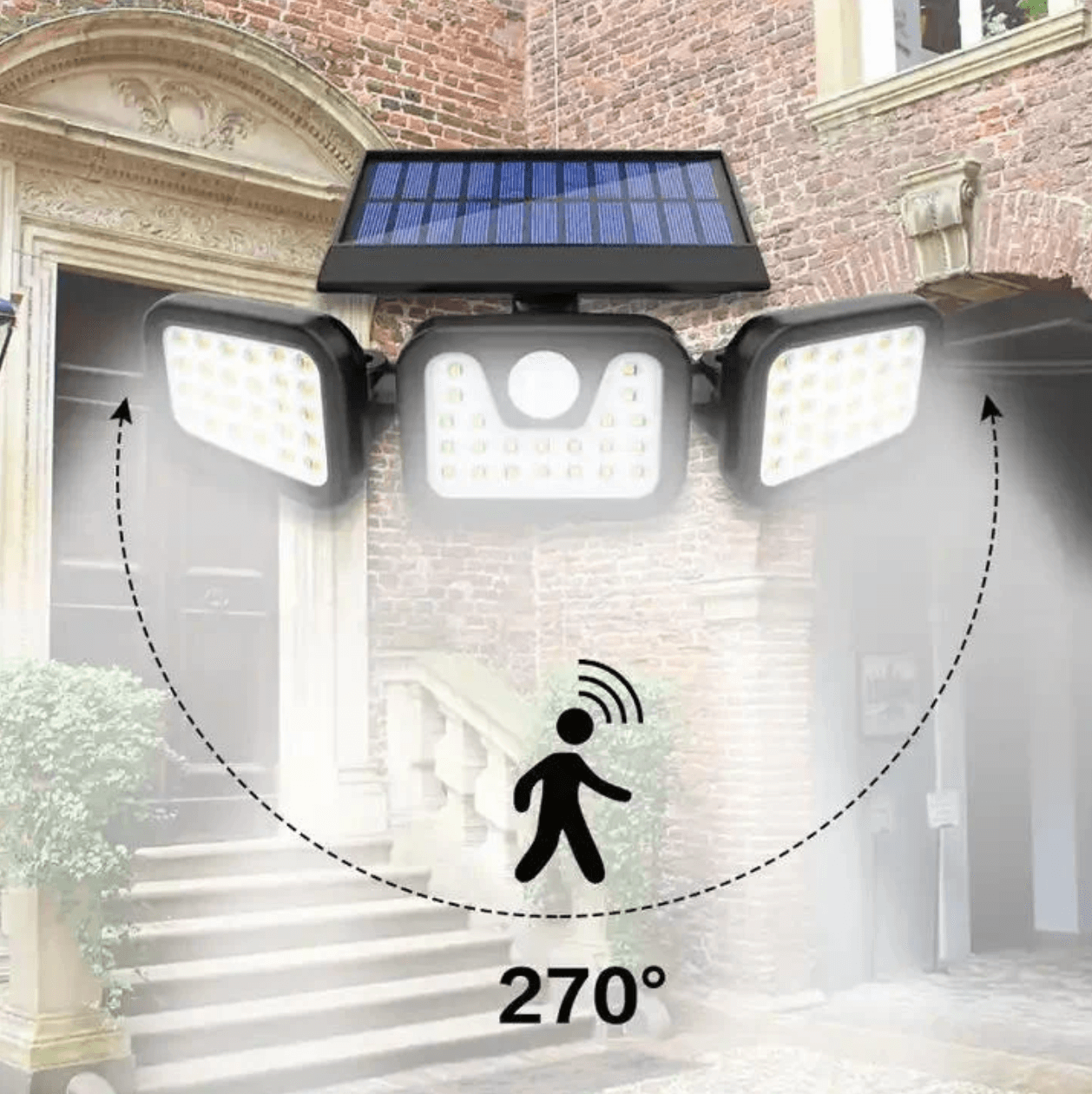 Solar Flood Light – Bright Security, Energy Saving
