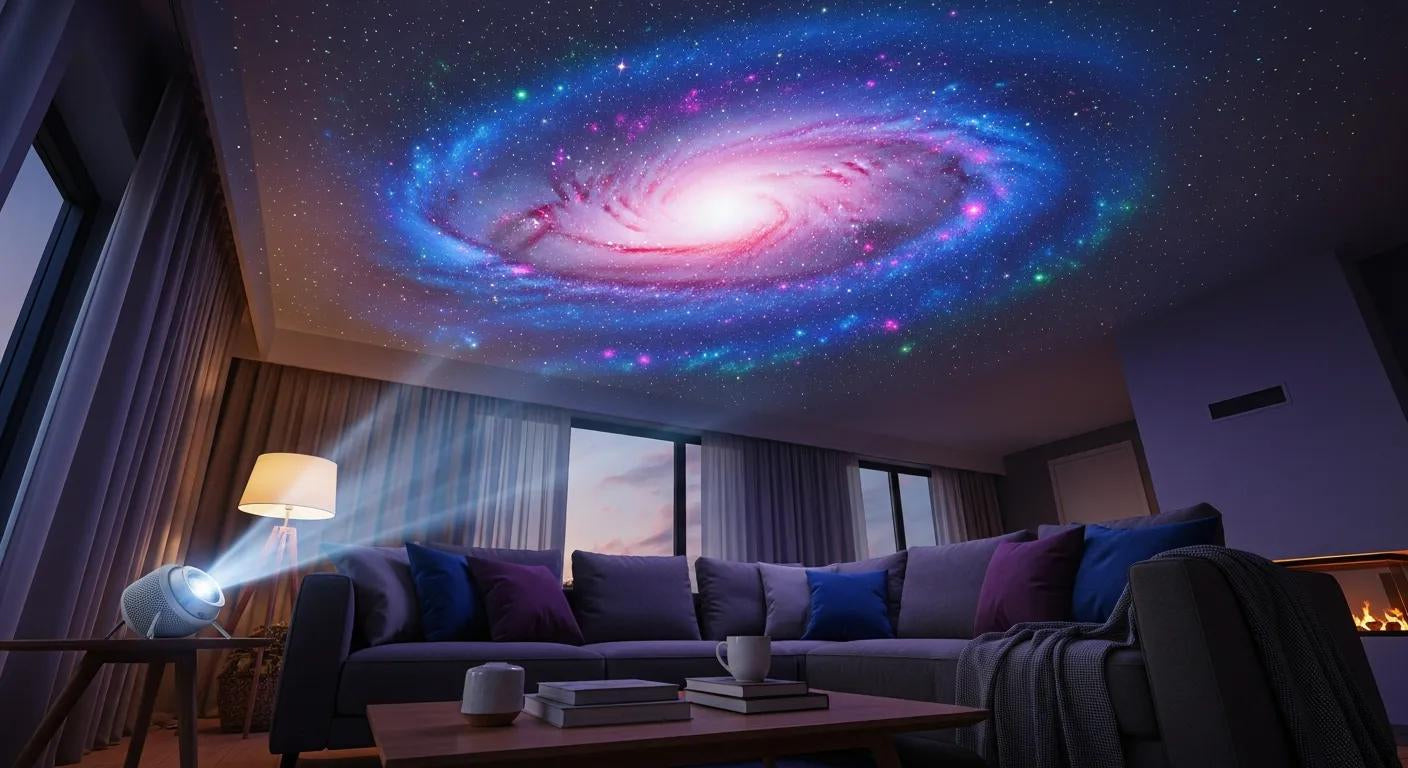 Transform Your Space: Galaxy Projector for Anxiety Relief